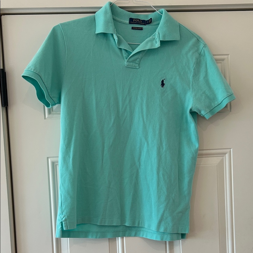 Polo by Ralph Lauren Men's Teal Polo Shirt